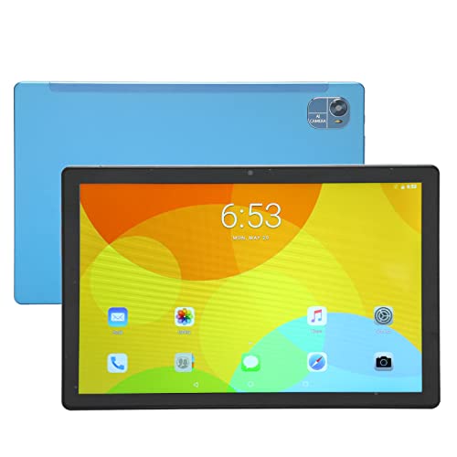 Sxhlseller 5G WiFi 2 in 1 Tablet für Android 11.0, 10,1 Zoll 1920 X 1200 IPS 4G Anruf Tablet mit Tastatur Maus, 12 GB RAM 256 GB ROM, Octa Core PC Tablet mit 12 MP 24 MP Kameras für den (Blau) von Sxhlseller