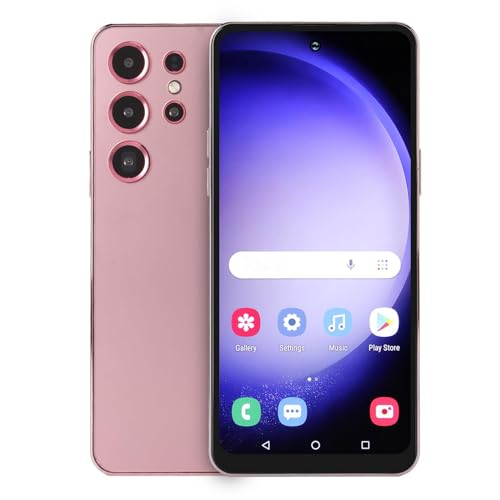 Sxhlseller 5G WiFi Entsperrtes Handy mit Stift, 6,8 Zoll FHD 4G Smartphone für Android12, 8 GB RAM 256 GB ROM, Typ C Handy mit 13 MP 48 MP Kamera für den Alltag (Roségold) von Sxhlseller