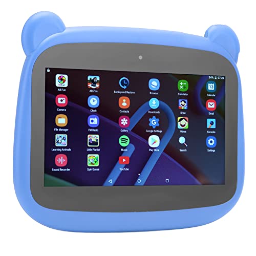 Sxhlseller 7-Zoll-Tablet, Tragbares -Tablet, 5G-WiFi-Dual-Band-Tablet, 2 GB 32 GB Speicher für Kleinkinder, 5000 MAh Lange Akkulaufzeit, Tablet für Android 10 (Europäische Vorschriften) von Sxhlseller