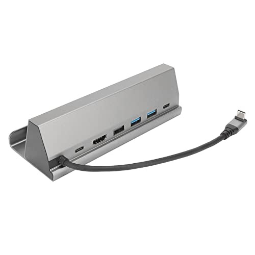 Sxhlseller 7-in-1-USB-C-Hub-Dockingstation, USB-C-zu-HDMI-Adapter, 2X USB3.0, RJ45, USB2.0, USB-C, 100 W PD, USB-C-Multiport-Adapter für Dell für HP für Surface von Sxhlseller