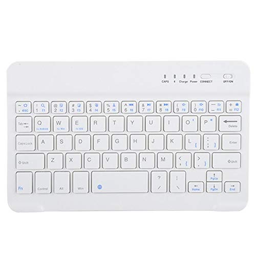 Sxhlseller 7in Tastatur, Ultra Slim Bluetooth Tastatur für Android/iOS/Windows-Systeme Multifunktionale Tastatur mit Full Keys und FN Media Keys von Sxhlseller