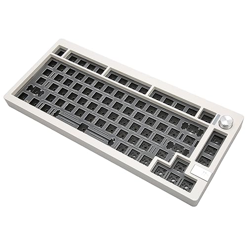 Sxhlseller 81-Tasten-DIY-Hot-Swap-fähiges Mechanisches Tastatur-Kit, 3-poliger 5-poliger Schaft-Gaming-Tastatur, 5.0, USB C, RGB-Leuchten von Sxhlseller