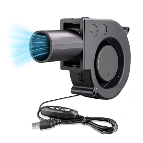 Sxhlseller 9733 97 Mm X 33 Mm DC 5 V USB-Gebläse, Bürstenloser Lüfter, Leiser 97 Mm -USB-Gebläse mit Geschwindigkeitsregelung für Receiver, DVR, , Modem, von Sxhlseller