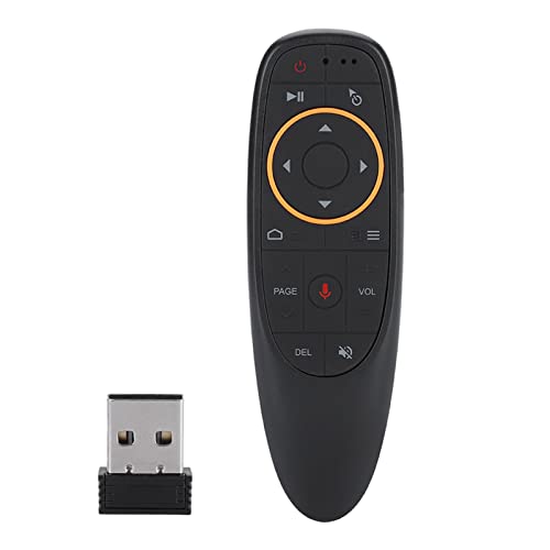 Sxhlseller Air Mouse-Fernbedienung, Tragbare 2,4-G-Wireless Voice Air Mouse-Tastatur, Spieltastatur-Fernbedienung mit Gyroskop für TV-Box-PC von Sxhlseller