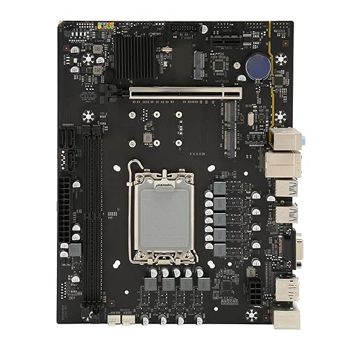 Sxhlseller B760 M5 Mainboard, WiFi-Gaming-Motherboard, LGA1700 Dual DDR5 Motherboard mit 2 M.2-Steckplätzen, 2,5 GB Ethernet, USB 3.2 Gen für Desktop-PC von Sxhlseller