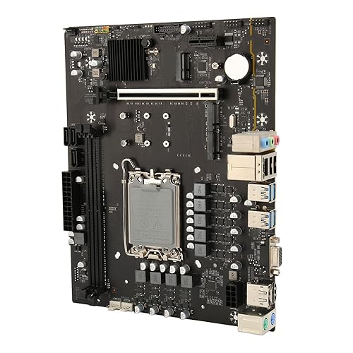 Sxhlseller B760 M5 WiFi-Gaming-Motherboard, DDR5-Speichersteckplätze, M.2 USB 3.2 Gen2 2,5 GB Ethernet Desktop-Motherboard, Unterstützt Intel 12. 13. LGA 1700 von Sxhlseller