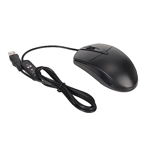 Sxhlseller Beheizte Maus mit 3-Gang-Temperaturanpassung, 1600 DPI Kabelgebundene Gaming-Maus, Wärmetasten-Maus für Büro-Laptop-Desktop-PC von Sxhlseller