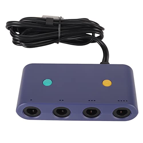 Sxhlseller Controller Adapter für Gamecube, 3 in 1 Game Controller Konverter mit 4 Port Unterstützung Turbo Boost für Wii U für Switch für PC für OS X, Universal Adapter mit 150CM Langem von Sxhlseller