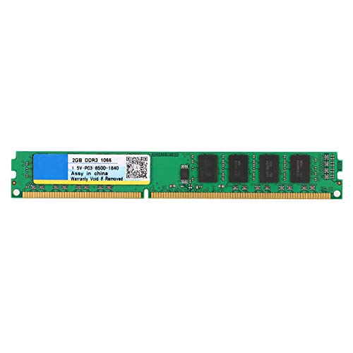 Sxhlseller DDR3 Speicher RAM - 2G 1066MHz 240 Pin Speicher RAM für DDR3 PC3-10600 Desktop-Computer Modul Eingebaute Hochwertige Chips für/Motherboard von Sxhlseller