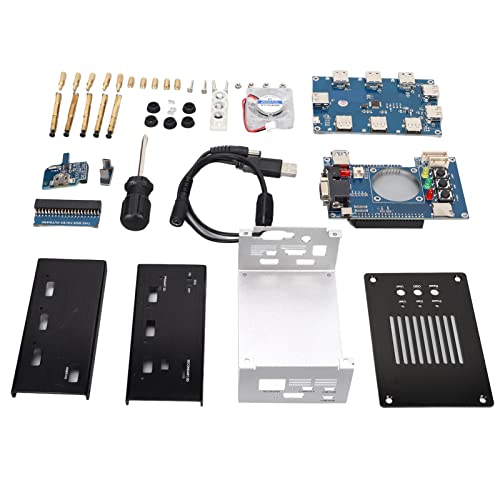 Sxhlseller DIY Metallgehäuse Kit Mister Portable DIY Metallgehäuse Kit 128 MB Stabiler Durable USB Hub V2.1 IO Board V6.1 Mister FPGA Metallgehäuse Set von Sxhlseller