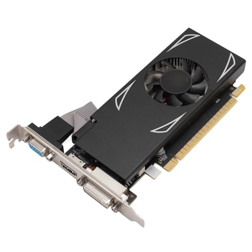 Sxhlseller Desktop-Grafikkarte GTX750TI, 4 GB GDDR5-Gaming-Grafikkarte mit HDMI-DVI-VGA-Anschluss, Leistungsstarke Leistung, Lüfter, DirectX 12/Shader Model 5.0-Unterstützung von Sxhlseller