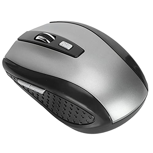 Sxhlseller Durable 2.4G Wireless Mouse, Ergonomisches Design Einfache Bedienung Optische Maus Computerzubehör Geeignet für Notebook Tablet PC (Grau) von Sxhlseller