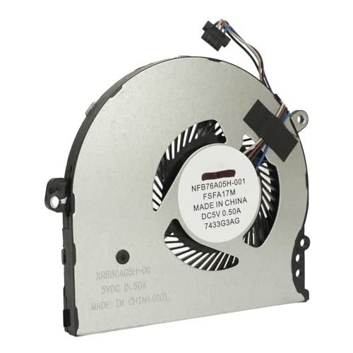 Sxhlseller Ersatz CPU Lüfter für HP Pavilion 14 BK 14 BP 15 CK013CA 15 CK000 15 CK mit 4 poligem Stromanschluss, Professioneller CPU Lüfter von Sxhlseller