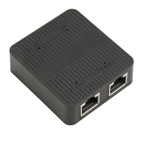 Sxhlseller Ethernet-Splitter, 1 zu 2 High Speed ​​1000 Mbit/s, Netzwerk-LAN-Adapter mit USB-Stromkabel, RJ45-Internet-Splitter für Cat 5 6 7 8 LAN-Kabel von Sxhlseller