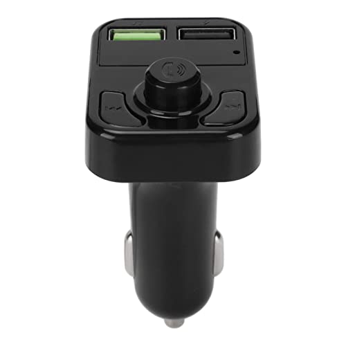 Sxhlseller FM Transmitter Autoadapter, Radio Transmitter Autoladegerät, Radio Musik Adapter Ladegerät, mit Spannungserkennungsfunktion, Buntes Umgebungslicht für das Auto(X3S) von Sxhlseller