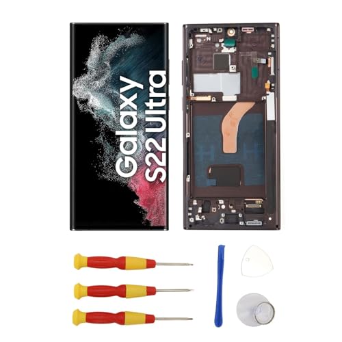 Sxhlseller Für Galaxy S22 Ultra S908U S908W OLED Bildschirm Touch Montage mit Rahmen in Originalgröße und Fingerabdruckfunktion, Telefon Digitalisierer, Vollständig Zusammengebauter von Sxhlseller