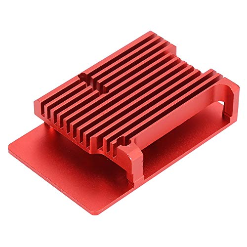 Sxhlseller Für Raspberry Pi 4 B+ Gehäuse Schutzbox CNC Tragbare Aluminiumlegierung Hohe Härte Gehäuseabdeckung Rotes Gehäuse von Sxhlseller