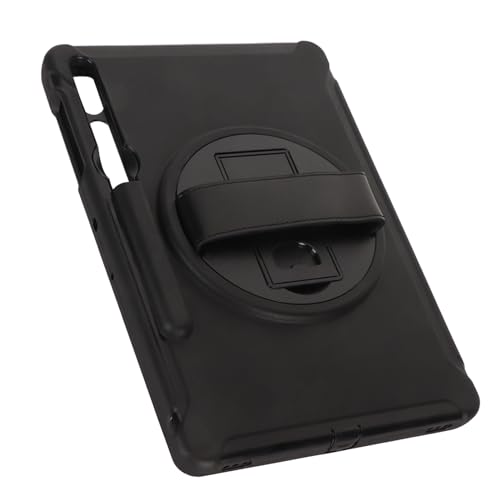 Sxhlseller FürTab S9+X810 S7+ S7FE S8+ Tablet-Schutzhülle, Dreilagiger Robuster Fallschutz, Handschlaufe mit Ständer (Black) von Sxhlseller