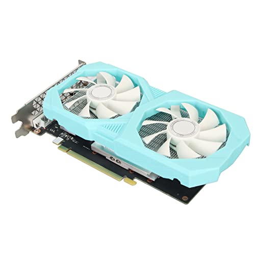 Sxhlseller GTX1660S-Grafikkarte mit 6 GB GDDR6 192 Bit DP DVI HD, PCI Express 3.0 mit Freeze Fan Stop für Desktop-Computer-Gaming-GPU von Sxhlseller