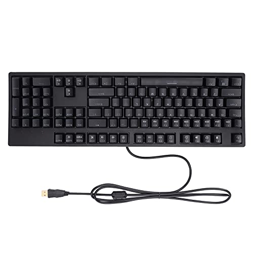 Sxhlseller Gaming-Tastatur, 104 Tasten Mehrere Beleuchtungsmodi Ergonomisches Design Langlebiges Computerzubehör für Win 2000/xp/7/8/10 von Sxhlseller