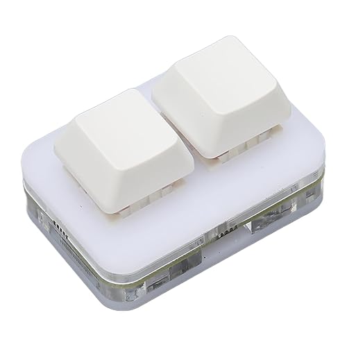 Sxhlseller Gaming-Tastatur mit RGB-LED-Hintergrundbeleuchtung und Makroprogrammierung, Tragbar und Plug & Play, Kompatibel mit WindowsOS XLinux (Weiß) von Sxhlseller
