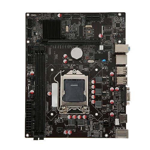 Sxhlseller H55A2-Computer-Motherboards, LGA 1156 ATX-Desktop-Mainboard, Dual-Channel-DDR3, VGA-HD-Ausgang, PCI Express X16, LGA 1156 I7 I5 I3 Core-Gaming-Motherboard-Ersatz von Sxhlseller