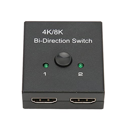 Sxhlseller HDMI Switch Splitter, 8K 60Hz 4K 120Hz Bidirektionaler HDMI 2.1 Splitter Switcher, 40Gbps 1 in 2 Out/2 in 1 Out HDMI Switch, für PS5/4/3 HDTV Sxhlseller HDMI Switch Splitter, 8K 60Hz 4K 120Hz Bidirektionaler HDMI 2.1 Splitter Switcher, 40Gbps 1 in 2 Out/2 in 1 Out HDMI Switch, für PS5/4/3 HDTV von Sxhlseller