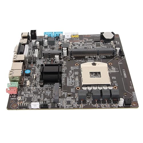 Sxhlseller HM65 ITX Motherboard LGA 988 DDR3 für2 3rd für SNB IVB für I3 I5 I7 PGA CPU Gaming PC Motherboard, DDR3 16 GB, Micro ITX Formfaktor, Erweiterungsflexibilität von Sxhlseller