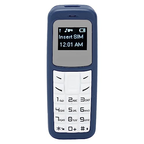 Sxhlseller Handy, Headset-Wählgerät mit Ohrbügel, 0,66-Zoll-Bildschirm, Niedrige Strahlungsrate, Musikplayer, 2G GSM (Blue) von Sxhlseller