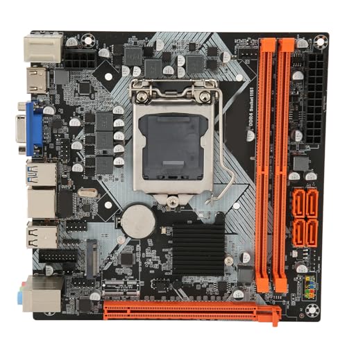 Sxhlseller ITX H110 Motherboard, Dual DDR4 LGA1151 Motherboard mit 32 GB/s Übertragungsgeschwindigkeit, SATA3.0, M.2 Nvme, USB3.0, USB2.0, PCIE3.0 X16 Unterstützung für Arbeitsspiele von Sxhlseller