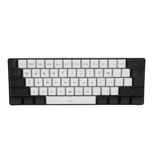 Sxhlseller Kabelgebundene Gaming Tastatur, 61 Tasten, Kontrastfarbene, Mechanische USB Tastatur mit RGB Hintergrundbeleuchtung, Ergonomische ABS Tastenkappen, Business Tastatur für von Sxhlseller
