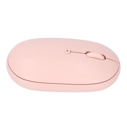 Sxhlseller Kabellose Bluetooth-Maus, Wiederaufladbare Kabellose Maus, 1600 DPI, Ergonomisches Design, Leise Maus, Universelle Computermaus für Mobiltelefon-Tablet (PINK) von Sxhlseller