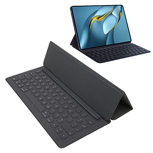 Sxhlseller Kabellose Tastatur, Tragbare Tablet-Tastatur, UK-Tastatur, Intelligente Tastatur für 12,9-Zoll-iOS-Tablet Pro, Tragbare Tablet-Tastatur mit 64 Tasten in Voller Größe, UK-Version von Sxhlseller