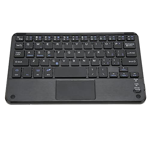 Sxhlseller Kabellose Tastatur, Tragbare und Ultraflache wasserdichte Staubdichte Energiesparende Tragbare Tastatur mit Touchpad für von Sxhlseller