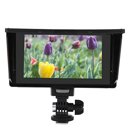 Sxhlseller Kamera-Feldmonitor, Tragbarer 5-Zoll-IPS-Touchscreen-Kamera-Feldmonitor 2000nit 4K HDMI-Eingangsausgang Professioneller für DSLR-Kamera von Sxhlseller