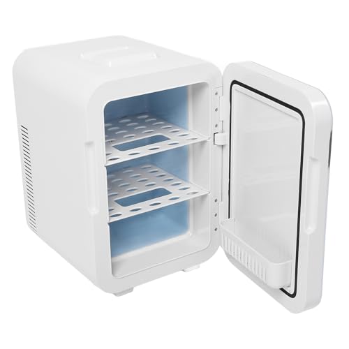 Sxhlseller Kleiner 12 Liter Kühlschrank, Tragbarer, Leiser Kühl- und Wärmekühlschrank mit Dual Core Digitalanzeige, Multifunktionaler Kompakter Kühlschrank für das Büro Im Wohnheim Im Auto von Sxhlseller