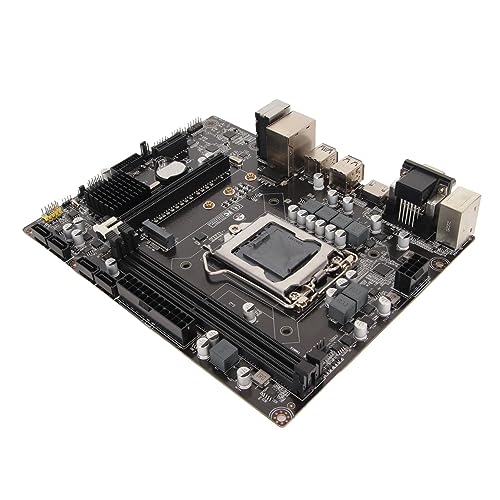 Sxhlseller LGA 1151 DDR4-Motherboard, H310 Micro ATX-Desktop-Motherboard, 6-Kanal-Sound, 1000-Mbit/s-LAN-Controller, PCI Express X16, NVME M.2-Anschluss, USB 3.0-Anschlüsse, RJ45-Anschluss, von Sxhlseller