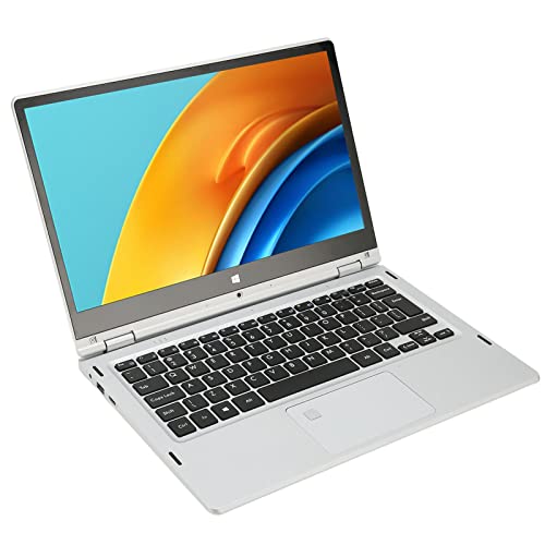 Sxhlseller Laptop, 13,3 Zoll Touchscreen Laptop für Windows11, 360 Grad Konvertierung, 16 GB RAM 1 TB ROM, Fingerabdruckleser, Quad Core CPU Laptop für Studium, Arbeit von Sxhlseller
