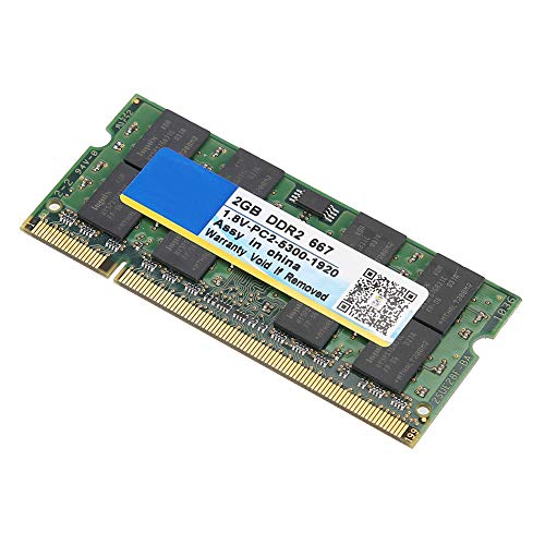 Sxhlseller Laptop Speicherbank - DDR2 667MHz 2GB 200 Pin Speicher RAM für DDR2 PC2-5300 Laptop Hochwertige Leiterplatte für/Motherboard von Sxhlseller