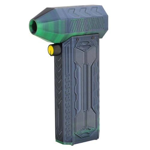 Sxhlseller Leistungsstarker Turbo Lüfter, 110.000 U/min Mini Brushless Jet Trockengebläse, 3 Gang Einstellung, USB C wiederaufladbarer Elektrischer Luftzerstäuber, Tragbares Turbo (Schwarz von Sxhlseller