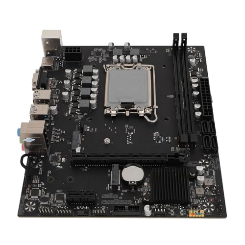 Sxhlseller M.2-Gaming-Motherboard Unterstützt LGA 1700, DDR4-Speicher, VGA-Videoschnittstelle, PCIe Gen 4.0, 1000 Mbit/s LAN, Realtek ALC mit NVME M.2-Schnittstelle von Sxhlseller
