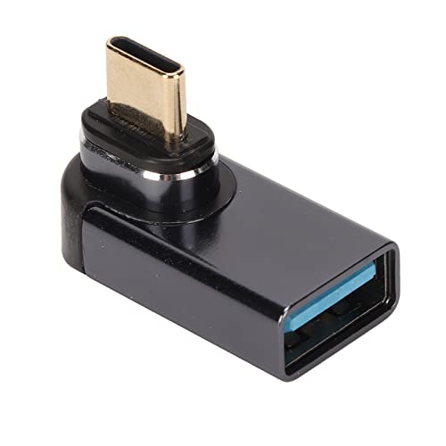 Sxhlseller Magnetischer Typ-C-auf-USB-Adapter, 24-poliges Winkelstück, 60 Hz 1920 X 1080, USB-Schnittstelle, 10 Gbit/s-Übertragung für Mobiltelefone, Tablets und Mehr von Sxhlseller