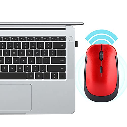 Sxhlseller Maus, 2.4G 1200DPI USB Ergonomische Optische Maus für Laptop (Rot) von Sxhlseller