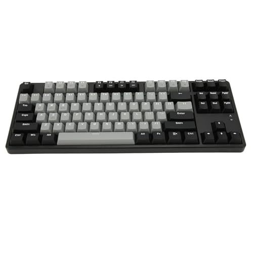 Sxhlseller Mechanische Bluetooth5.0-Tastatur, 87-Tasten-Hot-Swap-Gaming-Tastatur, 2,4-G-Wireless-Red-Switch-Tastatur mit Geringem Rauschen, Konfliktfrei mit 19 Tasten, Geringe Latenz von Sxhlseller