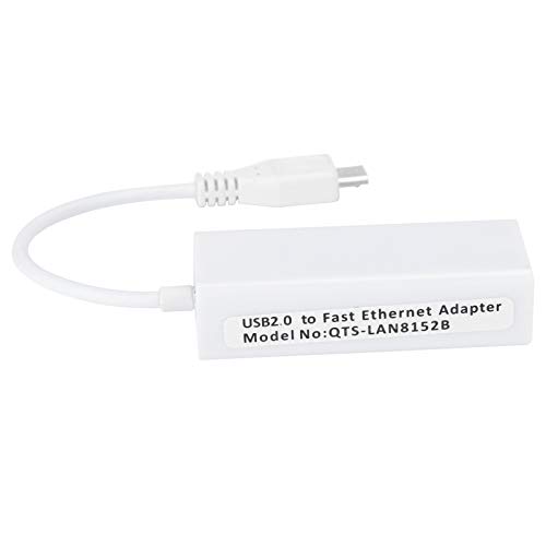 Sxhlseller Micro-USB-zu-RJ45-Ethernet-Adapter für Raspberry PiZero 1,3 W Motherboard, 10 100 Mbit/s, Vollduplex, USB 3.0 2.0 1.1 Kompatibel von Sxhlseller