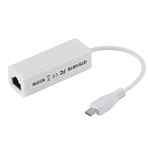 Sxhlseller Micro-USB-zu-RJ45-Ethernet-Adapter für1,3/W-Motherboard, 10/100 Mbit/s, für TV Stick 4k Max Lite von Sxhlseller