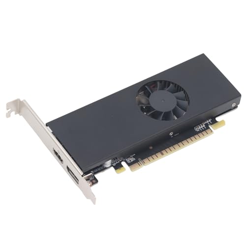 Sxhlseller PC Gaming 1050Ti 4 GB Grafikkarte, 128 Bit 1290 1392 MHz GDDR4 Desktop Video Grafikkarten, mit HDMI/DP Anschlüssen, PCI Express 3.0 16X von Sxhlseller