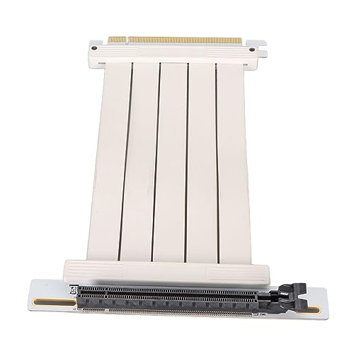 Sxhlseller PCIE 4.0 X16 Riser-Kabel, Hohe Stabilität, Verschiedene Kompatibilität, Abschirmung Elektromagnetischer Störungen, 26 GB/s Hohe Geschwindigkeit, 90-Grad-Verlängerungskabel für von Sxhlseller