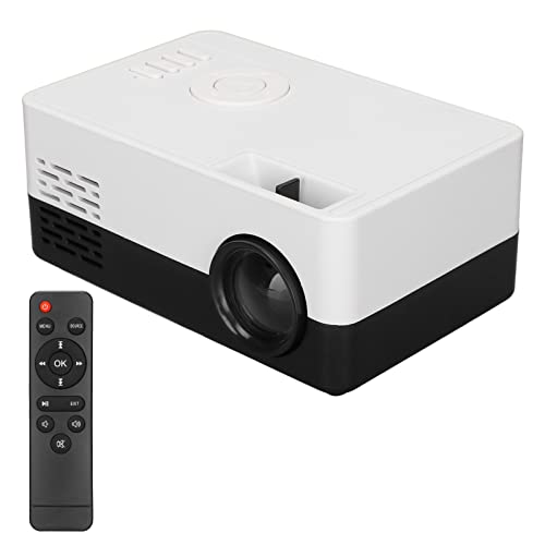 Sxhlseller Projektor, Tragbarer LED-Multimedia-Theater-Video-Filmprojektor mit HDR-High-Dynamic-Technologie für Büro, Zuhause, Geschenk für Kinder, Freunde, für PS4, PS5, Switch, TV-Box von Sxhlseller