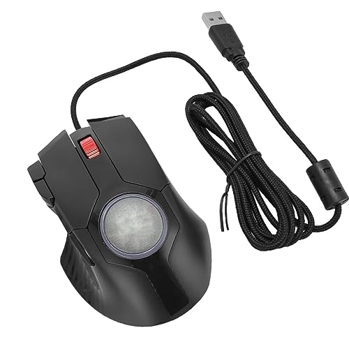 Sxhlseller RGB-Gaming-Maus mit 6 Einstellbaren DPI, Game Firepower-Taste, Mehreren Shortcut-Tasten, 13 Beleuchtungsmodi, Ergonomisches Design, Kompatibel mit von Sxhlseller